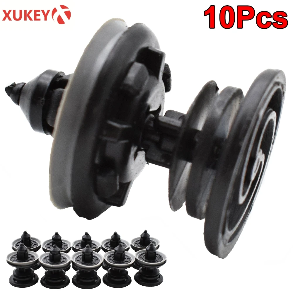 10PC Mixed Door Trim Panel Card Clips For VW Touran Tiguan Golf Passat B5 B6 B7 CC Polo Mercedes Benz Benz Mazda Audi Toyota
