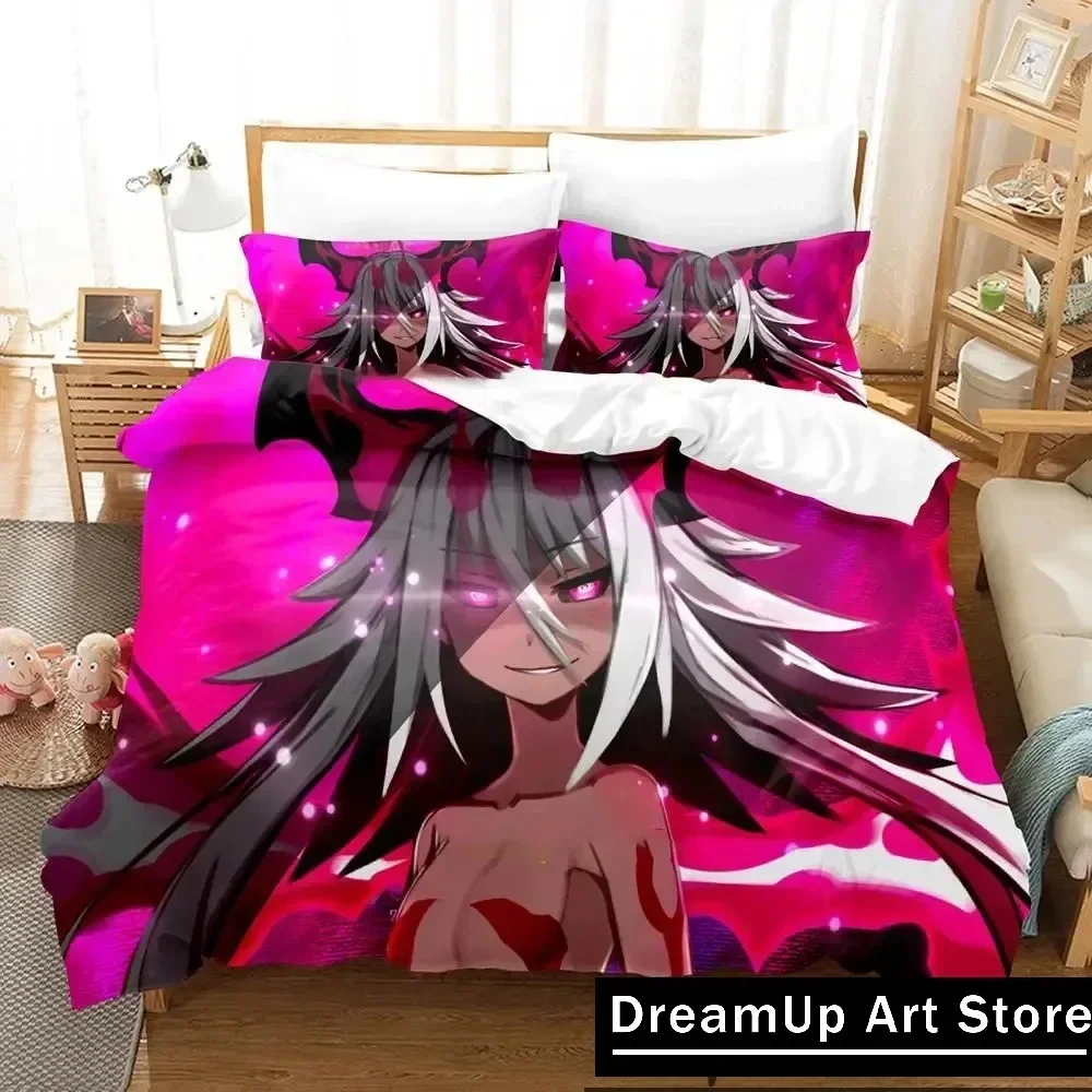 3D Print Fashion Anime Mary Skelter Finale Bedding Set Boys Girls Twin Queen Full Size Duvet Cover Pillowcase Bed Adult Bedroom
