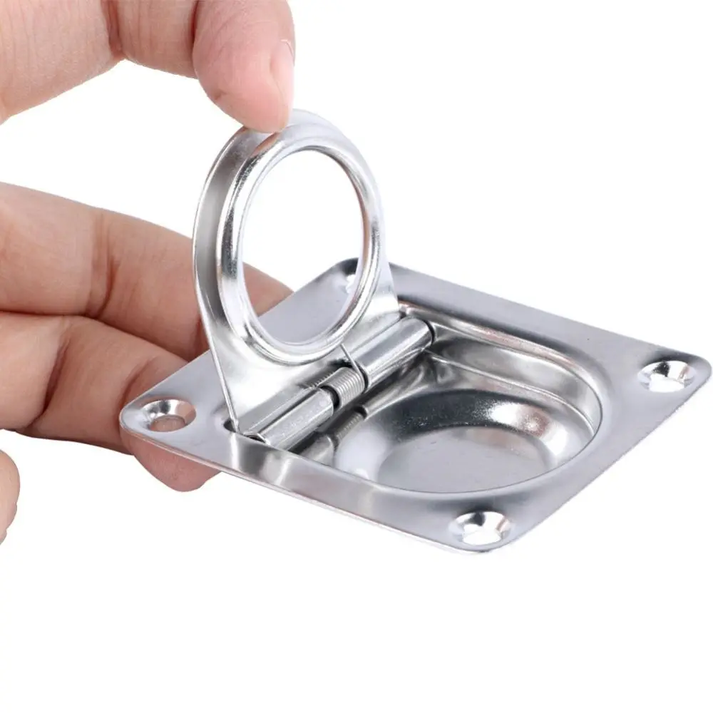 

Практичная лодка из нержавеющей стали, утопленный люк, аксессуары для лодок, морское оборудование, морской шкафчик, тянуть яхты, подъемное кольцо заподлицо