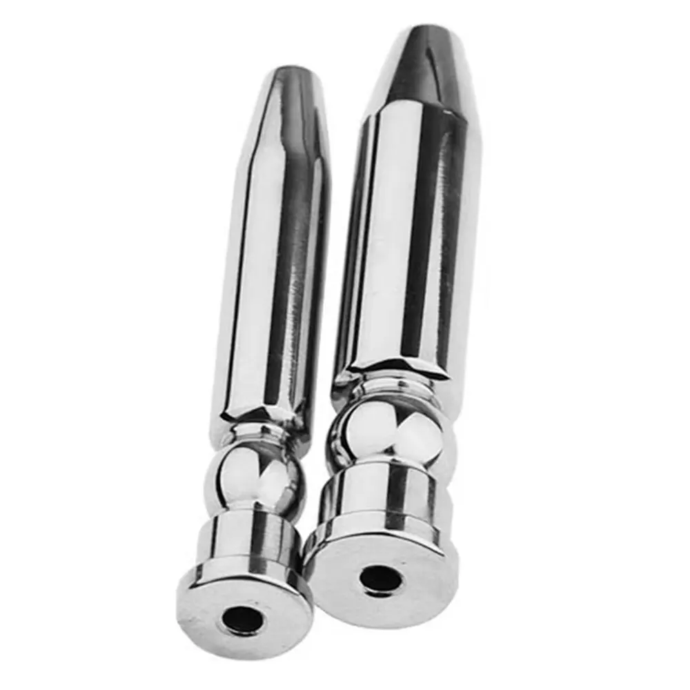 Hollow Stainless Urethral Sounds Penis Plug Urethral Dilator Male Penis Plug with Cock Ring Sex Toy for Men