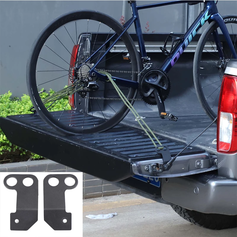 

For Nissan Frontier 2009-2017 tailgate expansion anchor fixer Carbon steel Black Auto parts (double hole model)