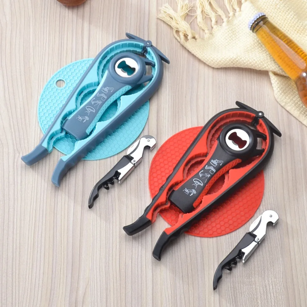 

3Pcs/Set Durable 5 in 1 Jar Opener Set Non-slip Labor-saving Bottle Cap Twister Universal Bottle Opener Kids