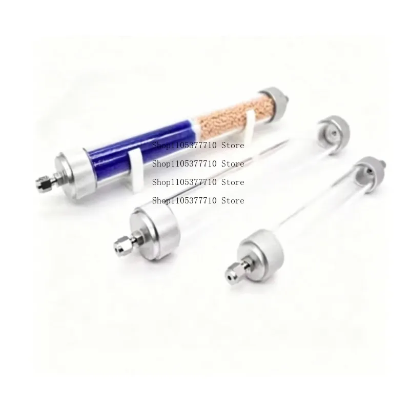 Transparent Plexiglass Drying Tube - Gas Purification/Dehydration Accessory for GC Experiment