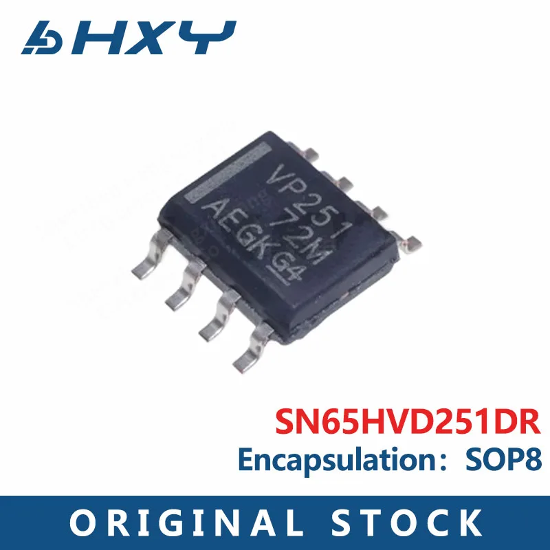 5-10PCS SN65HVD251DR SN65HVD251 VP251 SOP8 CAN transceiver chip In Stock