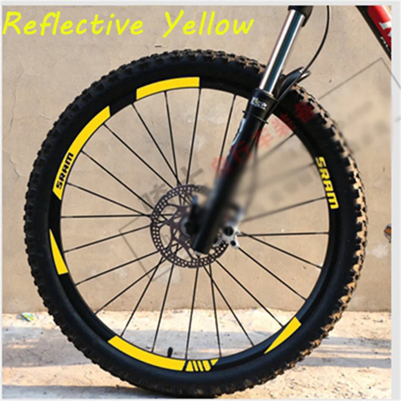 MTB Wheels Stickers Free shipping Road Bike Cycling Bicycle Accessories Decals Carved Craft Vinyl Waterproof Sunscreen Antifade