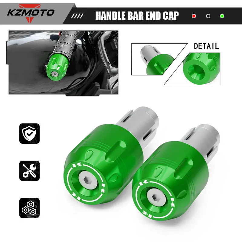 

Moto Handlebar Grips Plugs Cover For Z900 Z650 Z900RS Z900SE Z650RS Z1000 Z1000SX NINJA400 NINJA1000 500 650 ZX6R ZX10R 4R 4RR