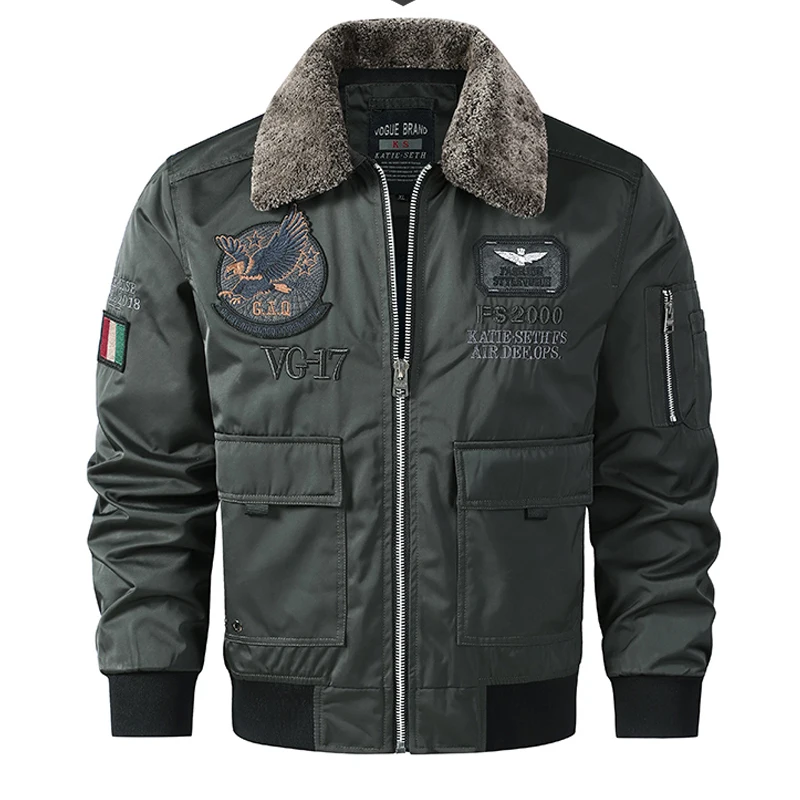 

2025 мужская осенне-зимняя утолщенная бейсбольная форма, модное пальто, мужская куртка в стиле милитари MA-1, американский комбинезон, куртка пилота