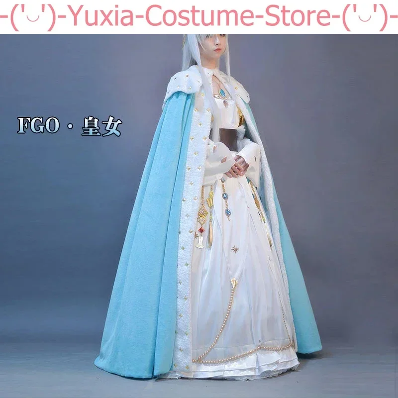 Anime Fate/Grand Order FGO Anastasia Empress Gorgeous Classical Dress Uniform Cosplay Costume Party Outfit Women