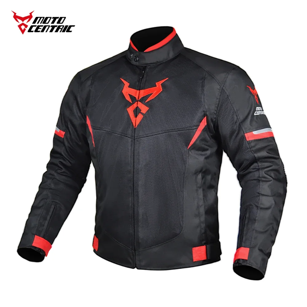 

MOTOCENTRIC Summer Motorcycle Jacket Motocross Clothing With Protective Gear Mesh Breathable Moto Coat for Motorcyclist Racing