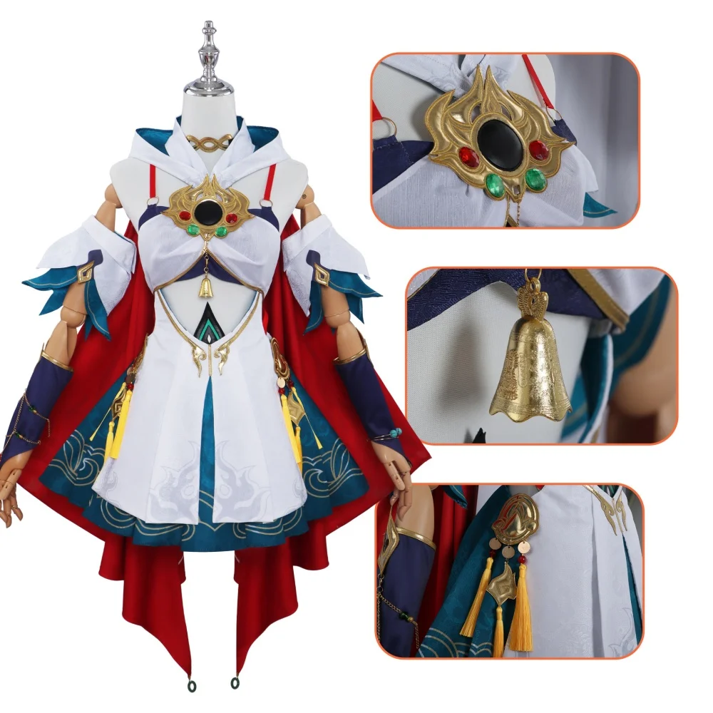 Yunli Genius Swordsman Cosplay Game Honkai Star Rail Costume Wig Anime Uniform Halloween Party Role Play Clothing