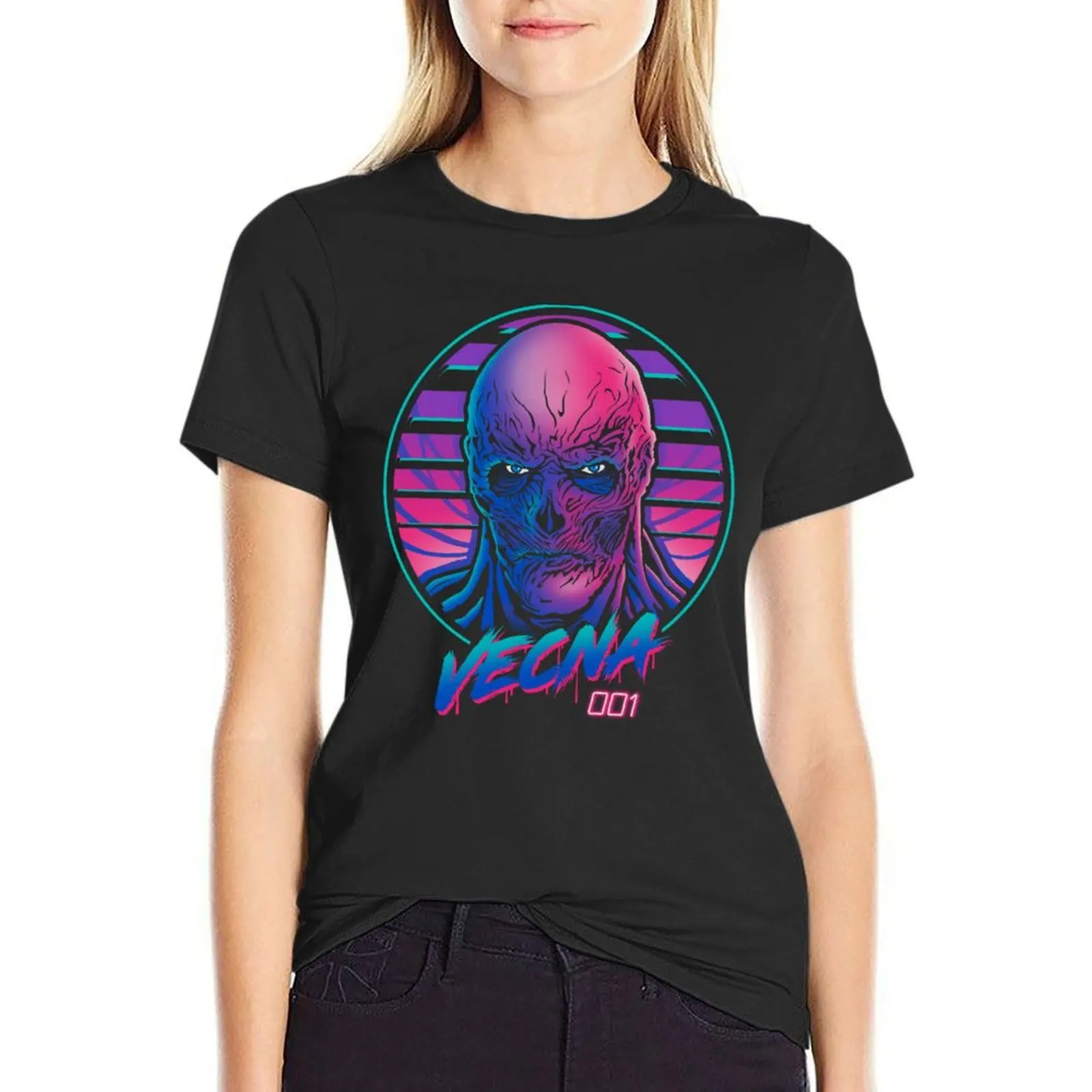 Retro Vecna T-Shirt heavyweights anime clothes Woman clothes