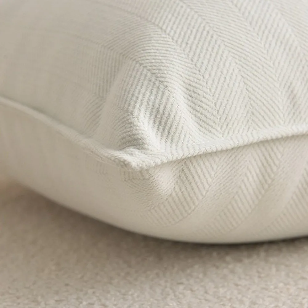 Elegant Style Chenille Cushion Covers 18inch Square Solid Color Throw Pillowcase Polyester Soft Pillow Covers Home Decoration