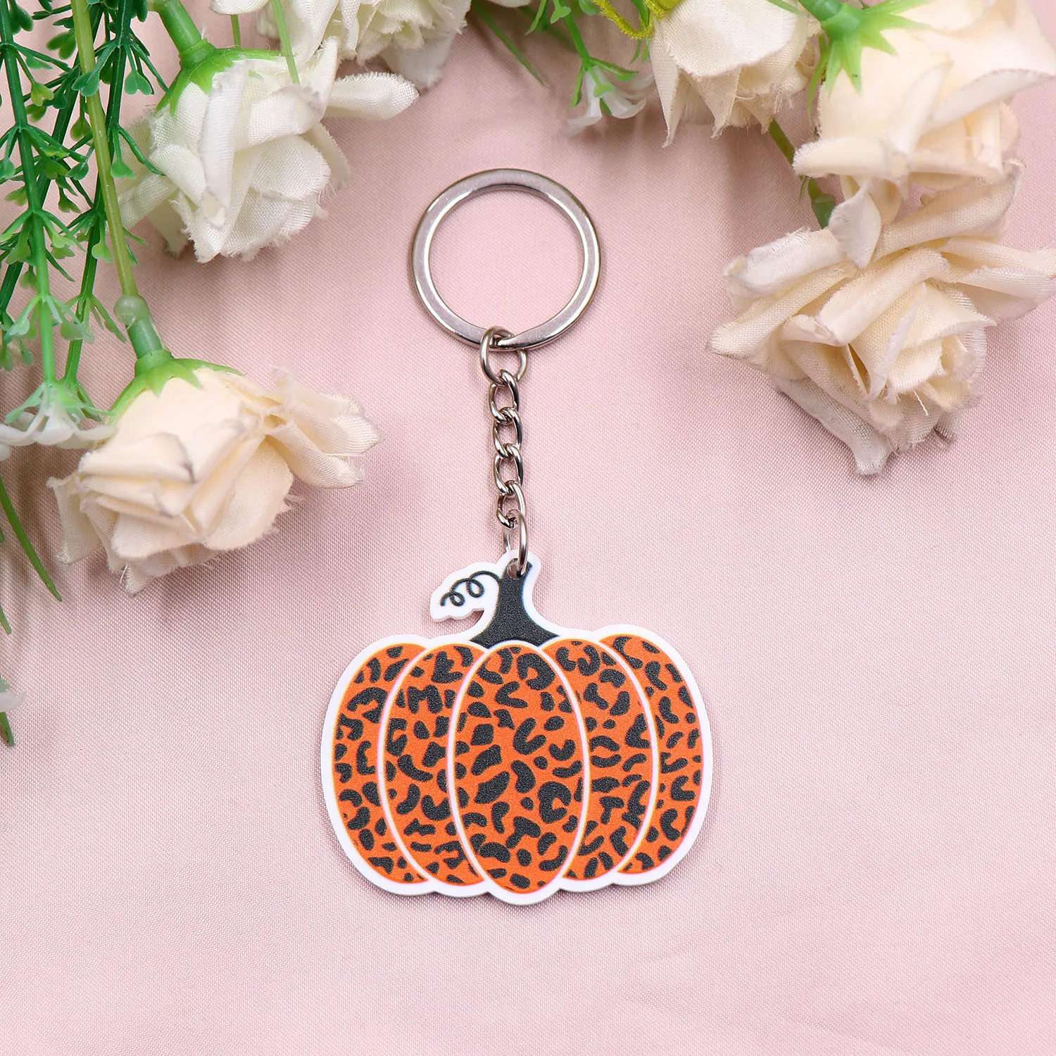 Halloween Keyring I Smell Children Hocus Pocus Pumpkin Movie Character Glitter Acrylic Keychain Laser Cut