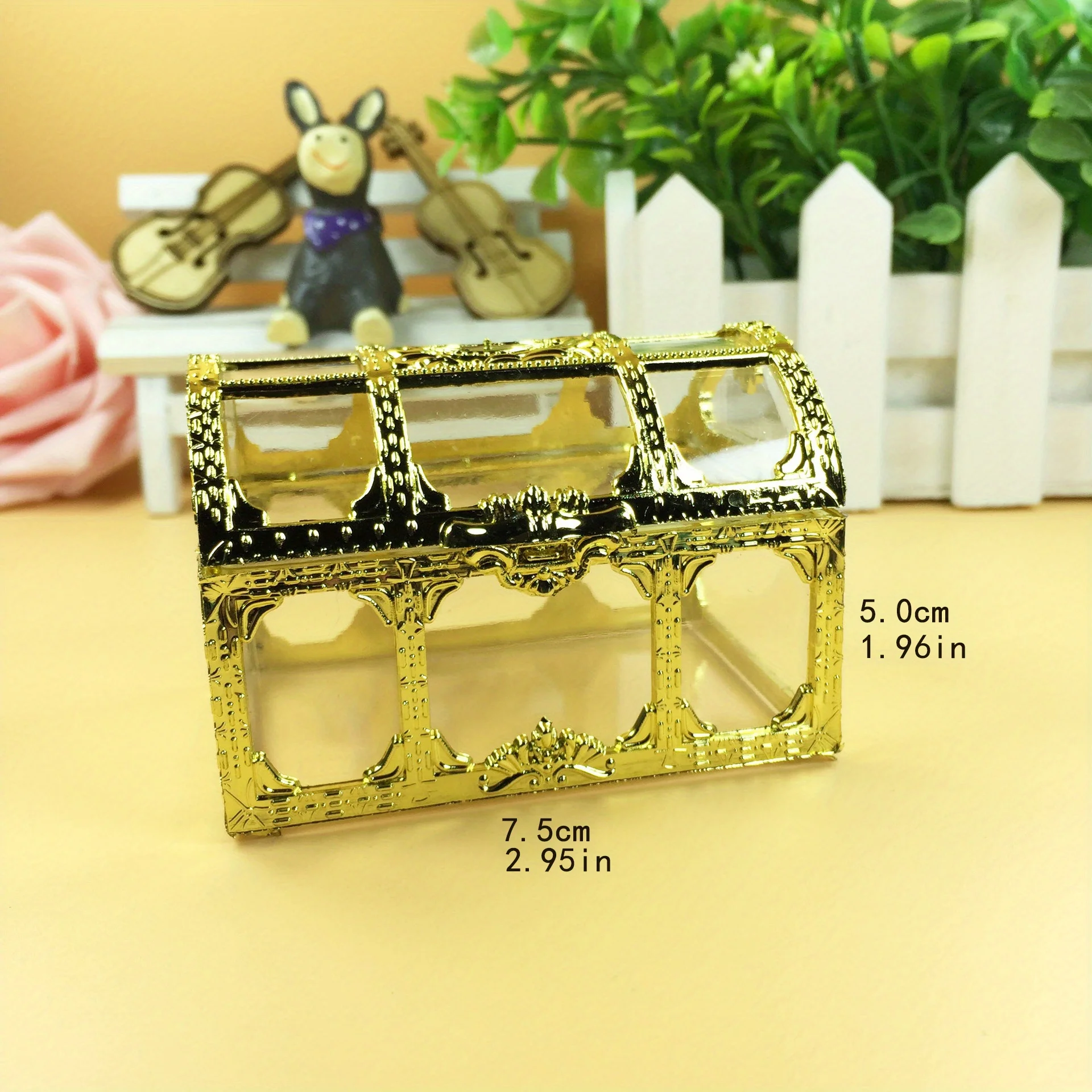 صندوق كنز القراصنة بغطاء ، صندوق تخزين العملات والأحجار الكريمة والمجوهرات ، تخزين الطعام والحلوى والشوكولاتة ، هدية عيد الميلاد والعام الجديد ، 1 * *