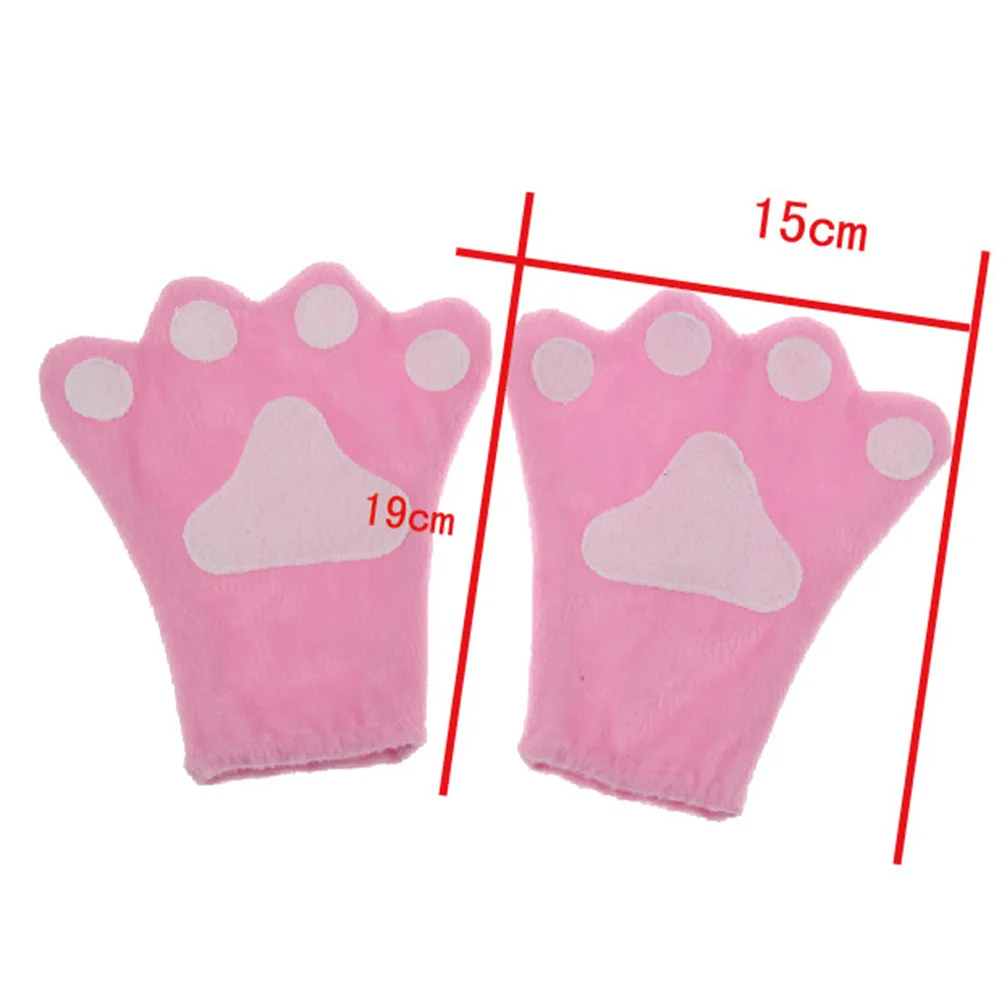 

4Pcs Kids Rabbit Costume Accessories Set Bunny Ears Headband Bow Tie Tail Gloves for Themed Parties Halloween Christmas Cosplay