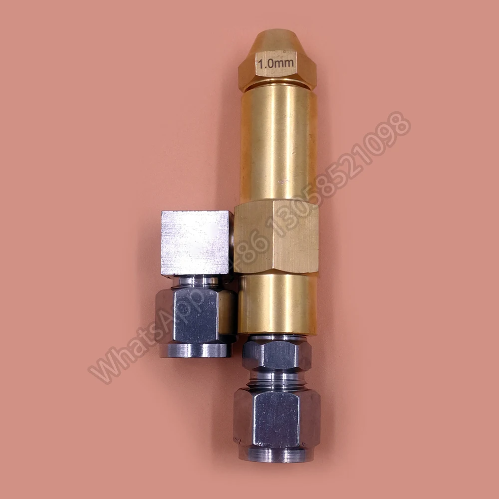 Industrial Waste Oil Burner Spray Nozzle, Full Cone Oil Nozzle, Siphon-Feed Type Oil Nozzle with Base