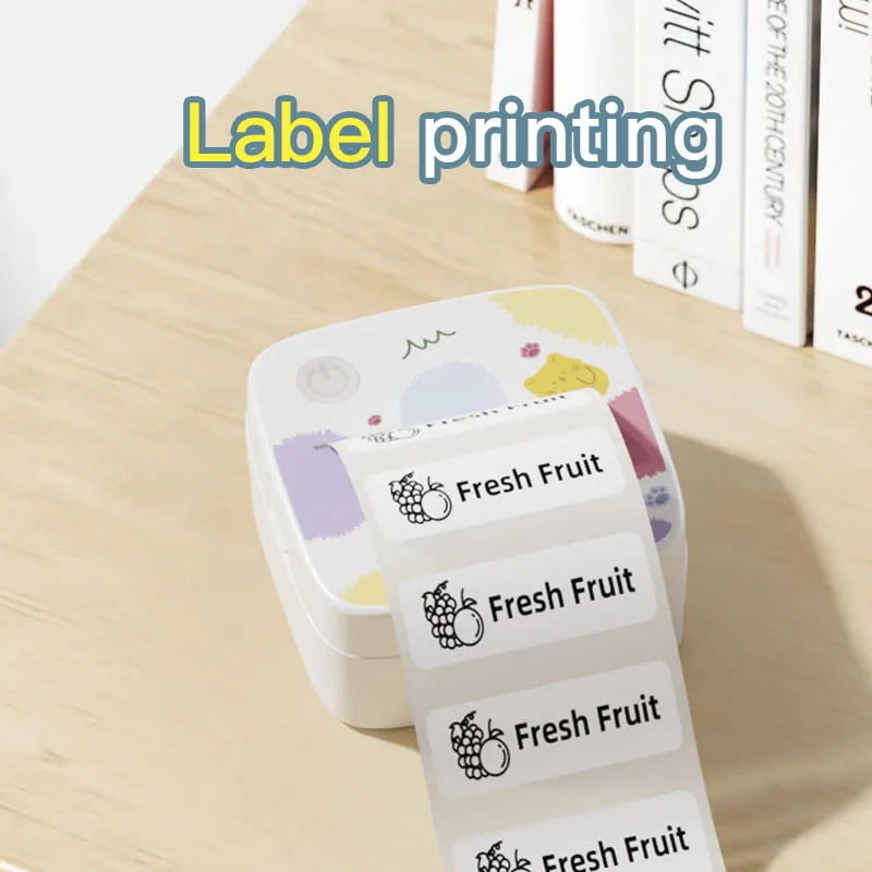 DD2 Label Maker เครื่องพิมพ์ เครื่องพิมพ์แบบพกพา การ์ตูนแมว กระดาษความร้อน ป้ายสติกเกอร์ กระดาษสําหรับการพิมพ์ภาพถ่าย ข้อผิดพลาด การพิมพ์