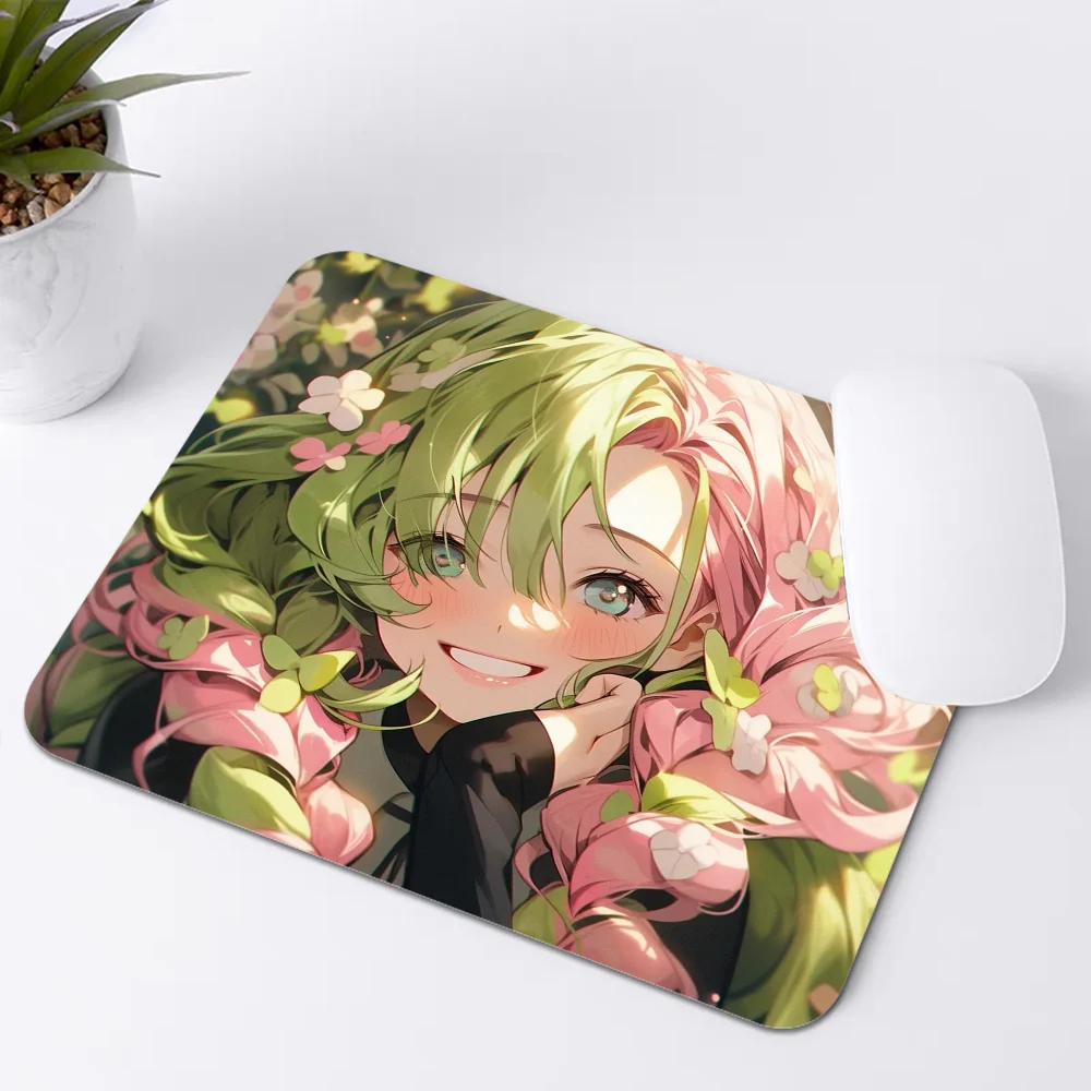 Demon Slayer Mousepad Small Office Computer Desk Mat Table Keyboard Big Mouse Pad Laptop Cushion Non-slip Deskpad Home Decor