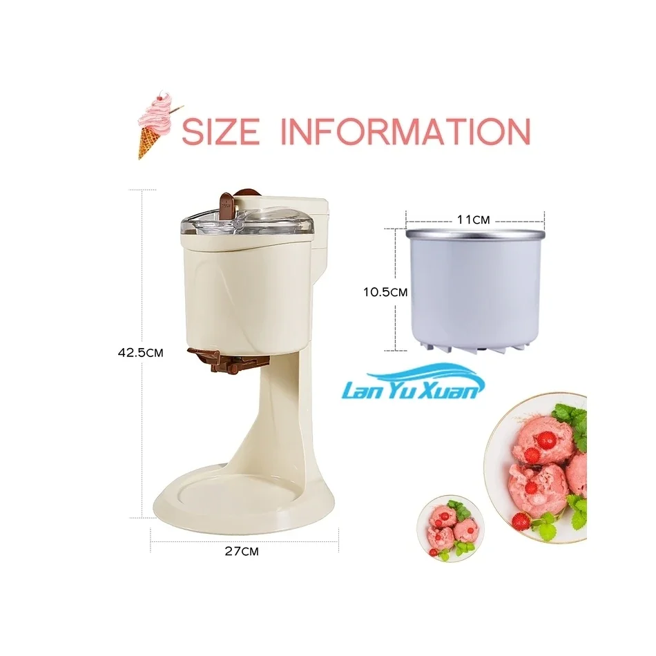 Mini Portable Soft Ice Cream Making Machine Household Hot Selling   Maker