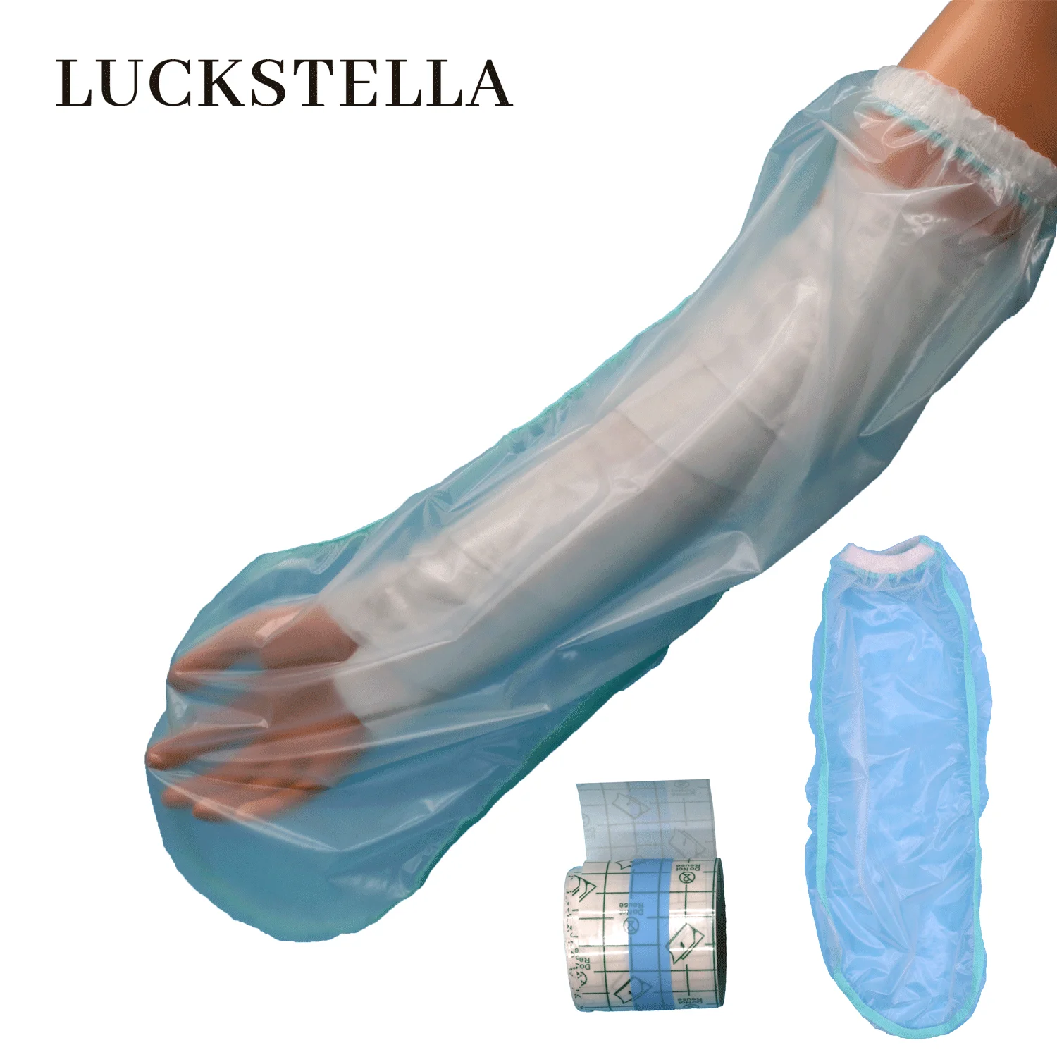 2 قطعة غطاء دش الجبس مقاوم للماء لينة مرنة الذراع بعد العملية الجراحية اليد القدم الساقين كسر الرعاية حمام الغطاء الواقي الجروح #1