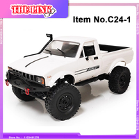 WPL C24-1 RC Rock Crawler RC Truck 2.4G 1/16 RTR RC Crawler Off Road Climbing Remote Control Pickup Car All Terrain W/ Led Light
