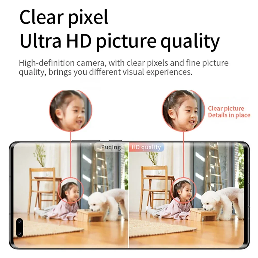 PEGATAH-كاميرا IP صغيرة لاسلكية مع رؤية ليلية ، محقق حركة ، عن بعد ، كاميرات فيديو محمولة ، شاشة عرض P ، واي فاي