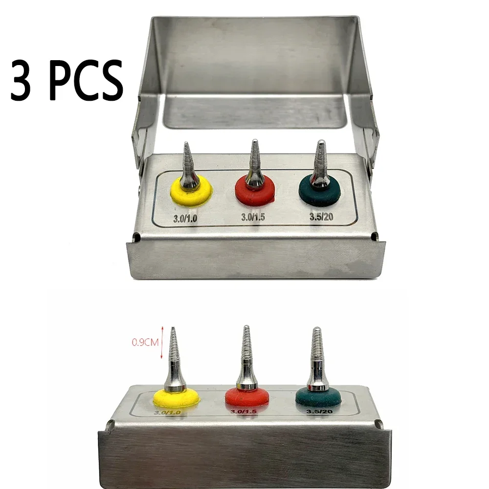 3pcs Dental Bone Expander Set Broken Implants Pick Up Extractor Dental Failed Fixture Remove Tools