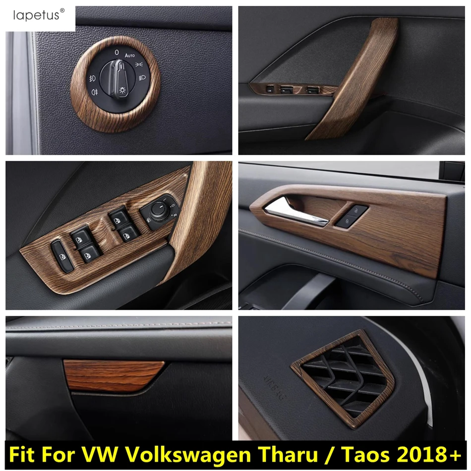 

Door Armrest Panel / Window Lift / Handle Bowl / Head Light Cover Trim Accessories For VW Volkswagen Tharu / Taos 2018 - 2023