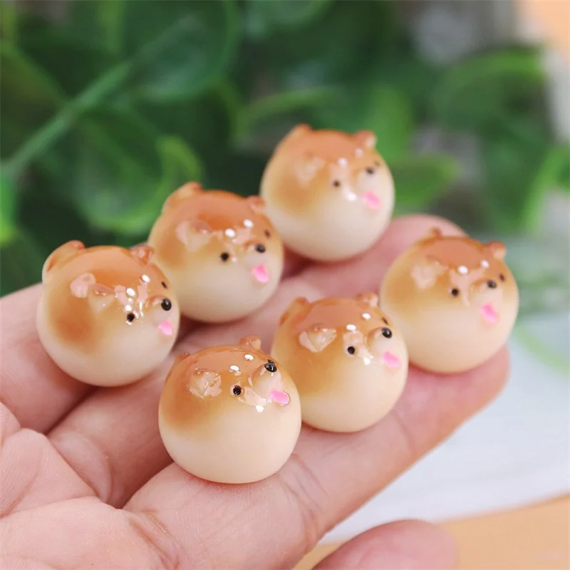 Cute 3D Resin Bread Dog And Ladybug Charm Shoe Accessories Diy Garden Shoes Sandals Slippers Decoration Holiday Party Gifts