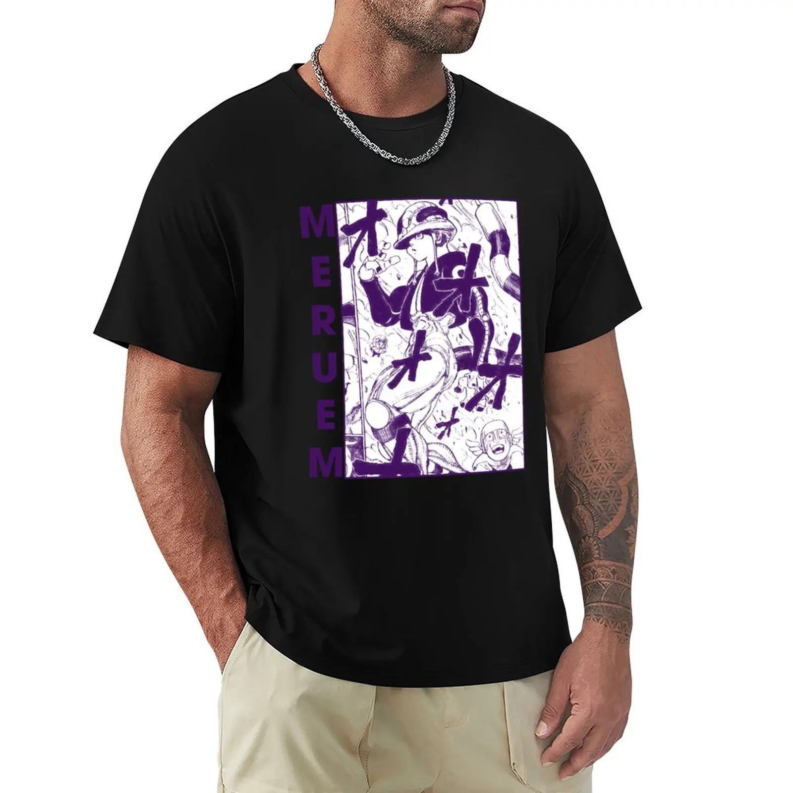 

King Hunter Ant T-Shirt Vintage Print Crew Neck Tee