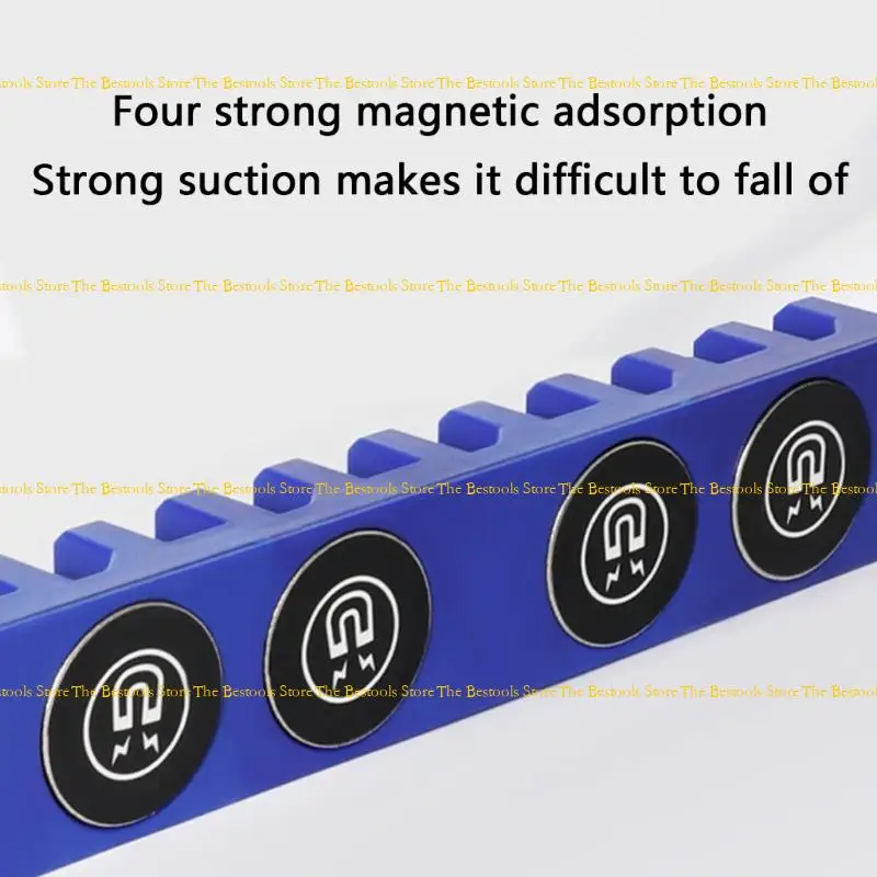 12PF Heavy Duty Storage Rack For Garage Tools Wrench Pliers Screwdriver Wall Mounted Sturdy ABS Design