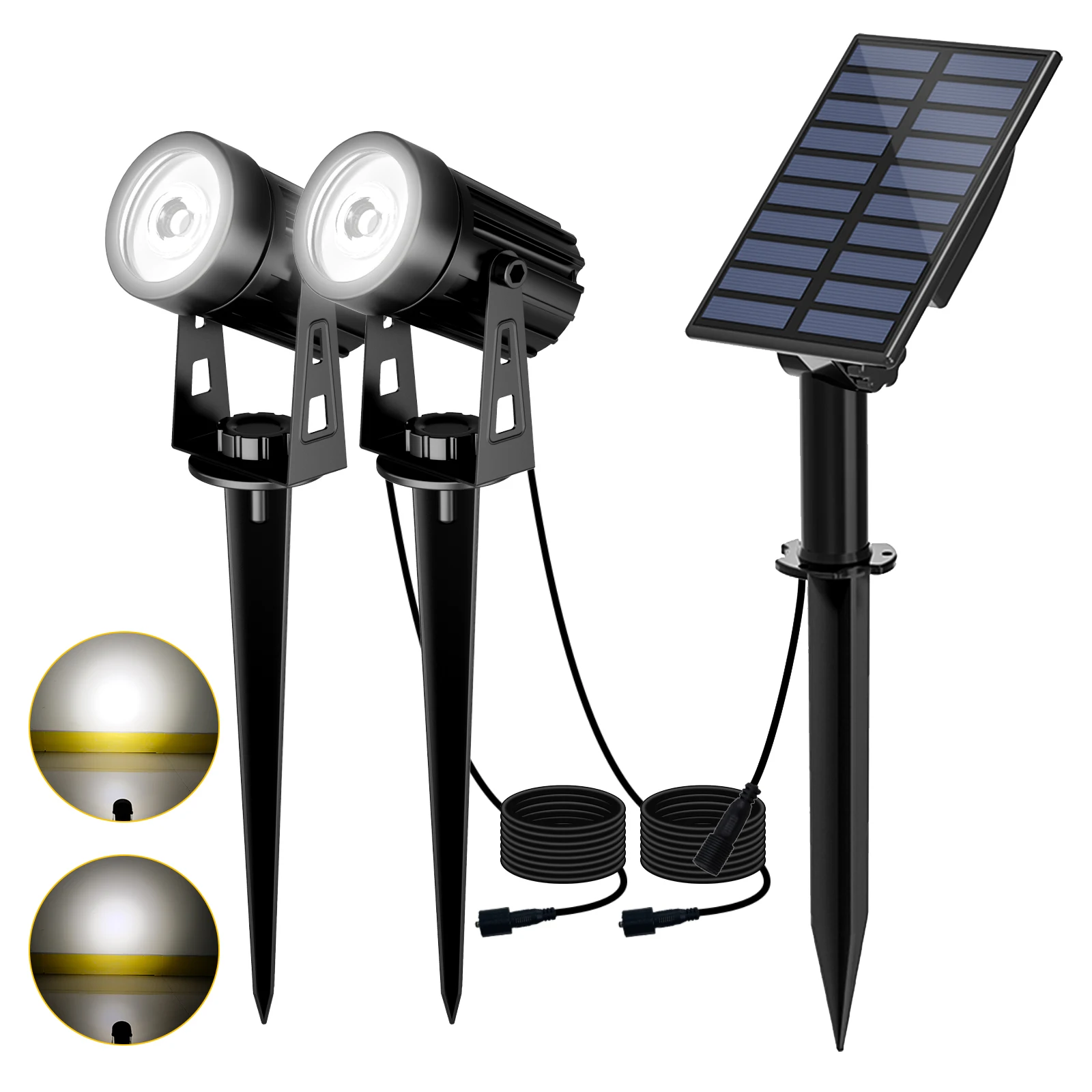 T-SUNRISE Solar LED Wall Light RGB IP65 9