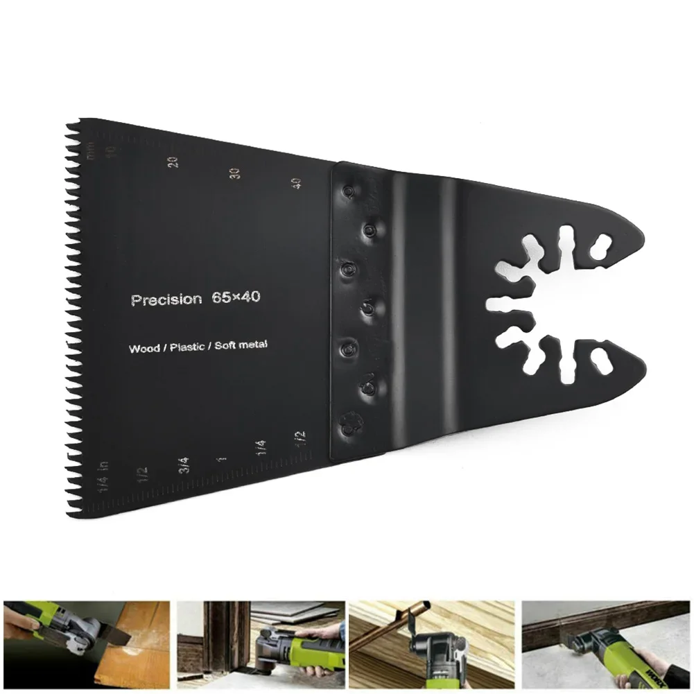 1pcs 65mm High Carbon Steel Oscillating Saw Blade Multi-Tool Saw Blade For Soft Metal Wood Plastic Cutting
