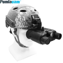 Binocular Night Vision Head-mounted 8X Digital Zoom 2.7-inch Screen 4K Video 36MP IR/white Light for Night Security Surveillance