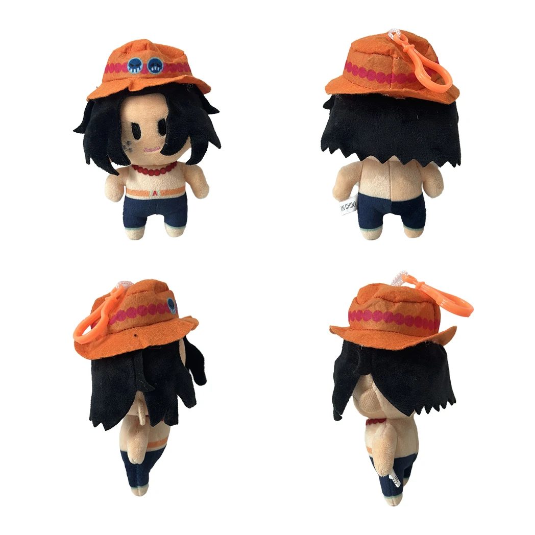 Eendelig Knuffel Japanse Klassieke Anime Luffy Zoro Ace Sabo Sanji Law Stripfiguur Hanger Schattige Kawaii Cadeau Voor Kinderen Speelgoed