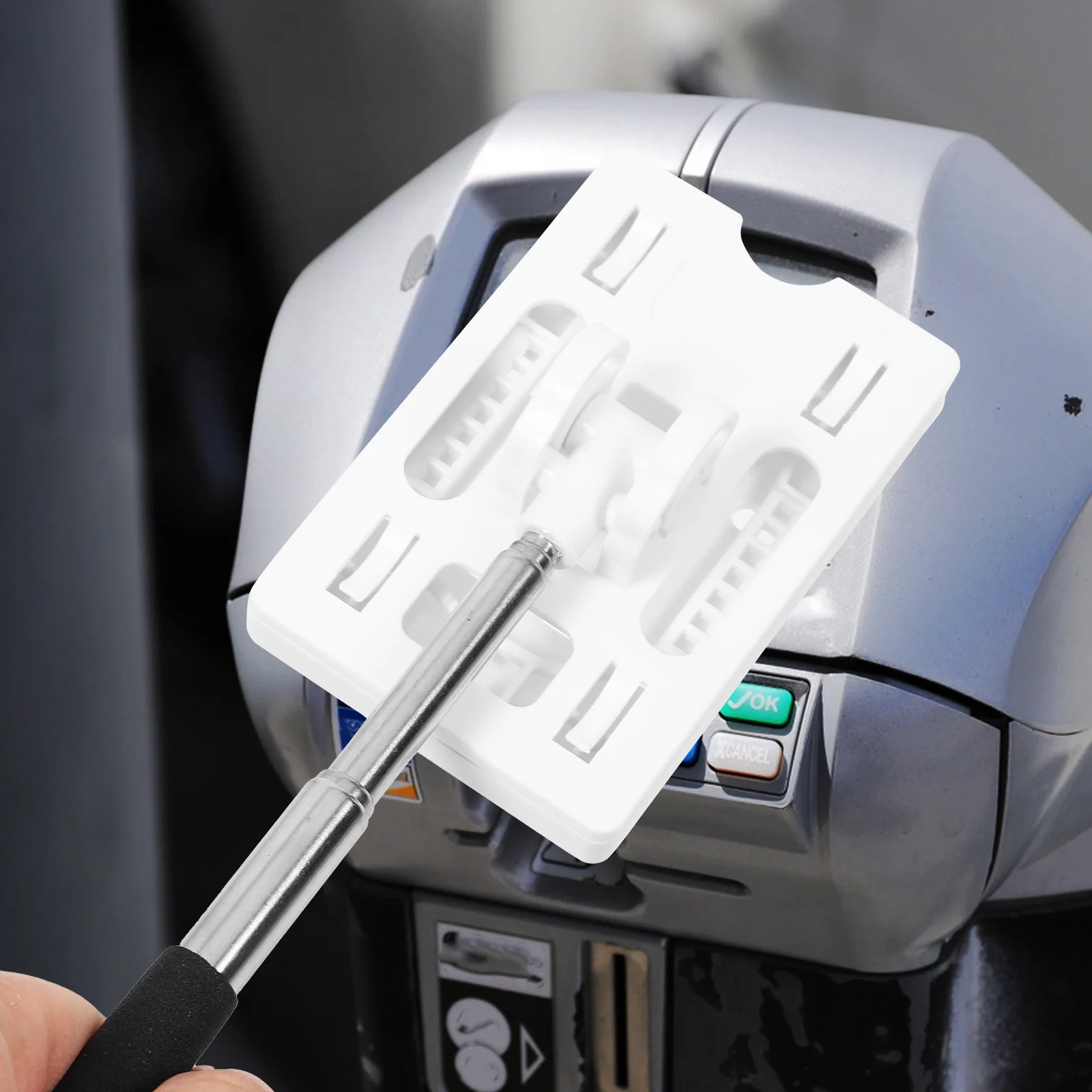 Car Parking Payment Rod Automotive Payment Card Holder Car Parking Swiping Rod Toll Pass Holder Garage Access Card Toll Stick