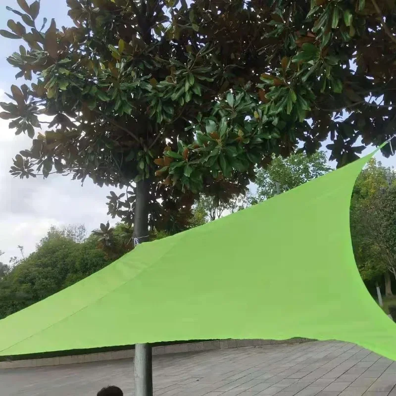 Shade Sails, Triangle Garden Patio UV Resistant Waterproof Polyester Awning, Swimming Pool Awning, Camping Hiking Sail Canopy