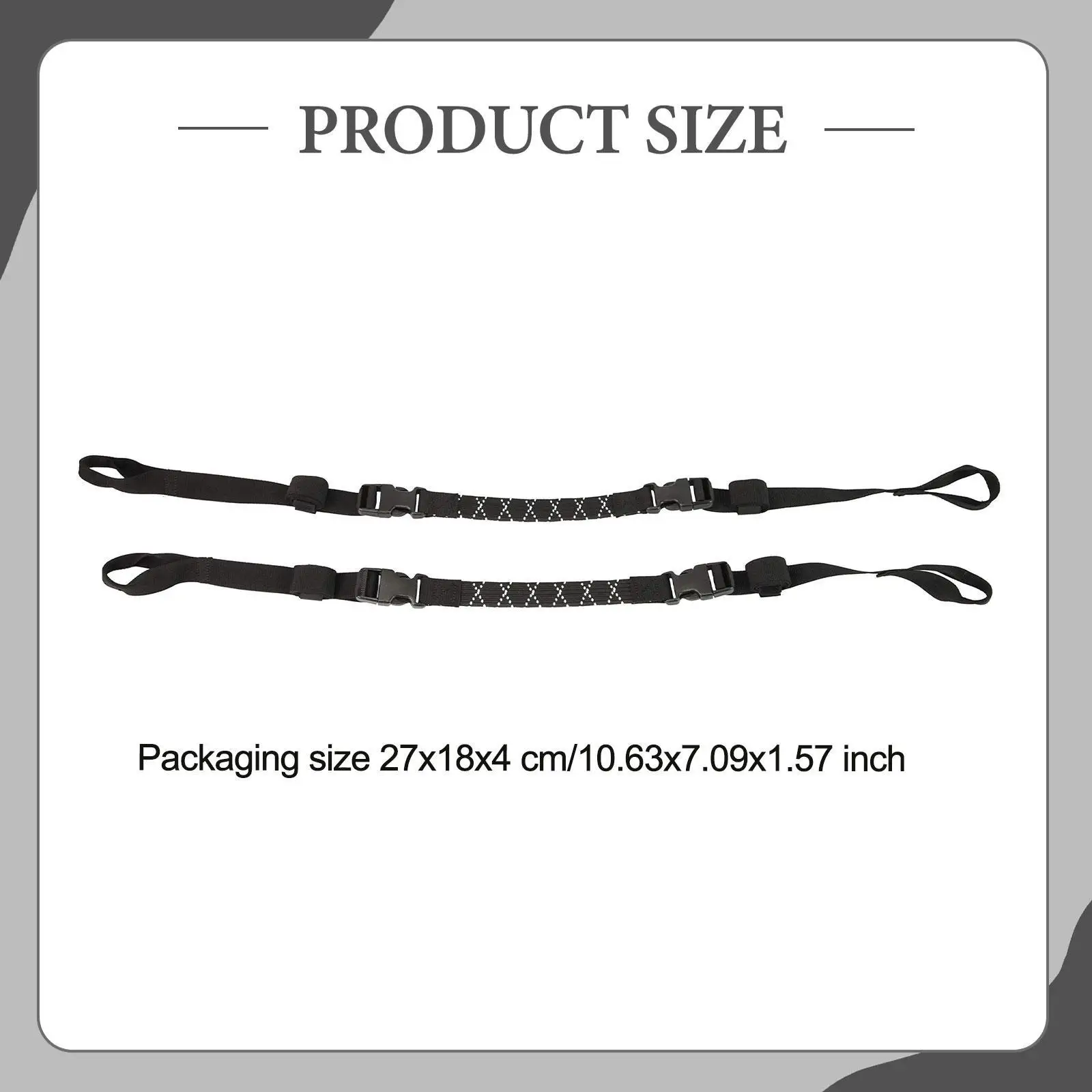 

Motorcycle Waterproof Bag Binding Rope Durability Premium Accessory Easy to Install Versatile Reflective Luggage Fixing Straps