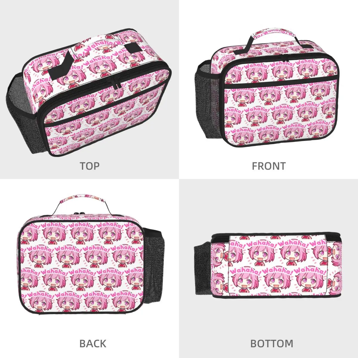 Emu Otori Wonderhoy Stamp Insulated Lunch Bag for Women Office Cooler Thermal Food Box Tote Portable Lunch Boxes Container