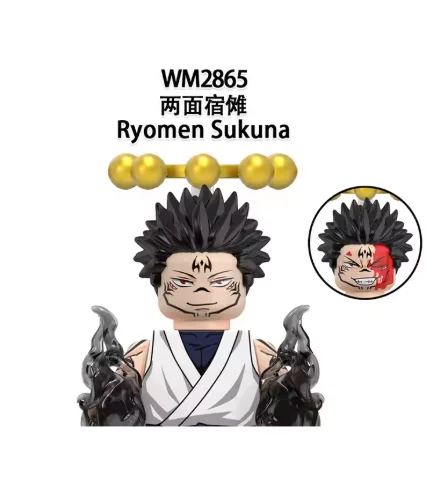 Anime WM6139 WM6140 WM6149 WM6201 Itadori Yuji Jujutsu Kaisen Set Mini Actionfigur Spielzeug Geburtstagsgeschenk Zubehör