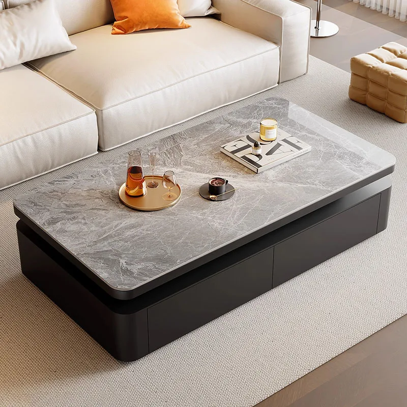 

Moving Luxury Side Table Modern Living Room Storage Designer Organizer Writing Coffee Table Dinner Couchtisch Home Furniture