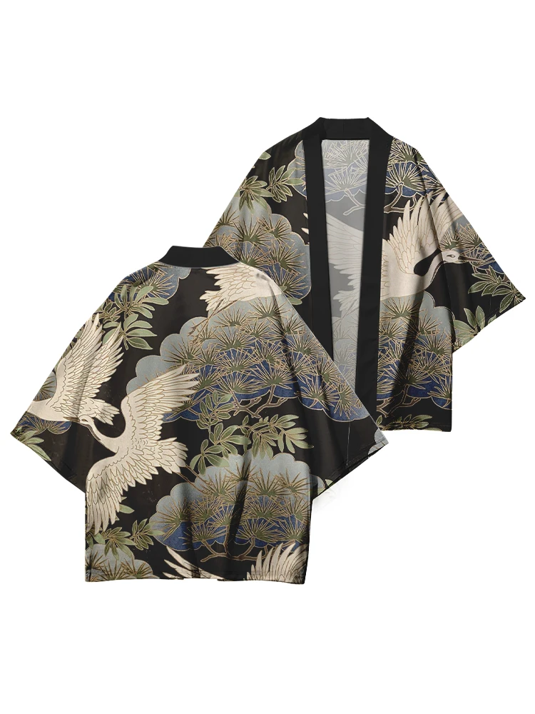 New China Style Danzuru Print Kimono Women's Japanese Yukata Women's Kimono Cardigan Japanese Traditional Japanese Kimono