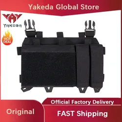 Yakeda-Tactical Vest Expansão, Multi-Módulo, Fivela Universal, Frente Multi-Função, Triplo Painel Frontal