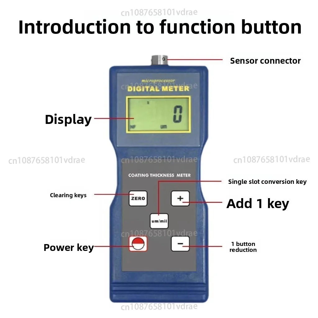CM8821/CM8820 Coating Thickness Gauge / Paint Thickness Gauge / Galvanized Layer Iron-Based Magnetic Thickness Gauge