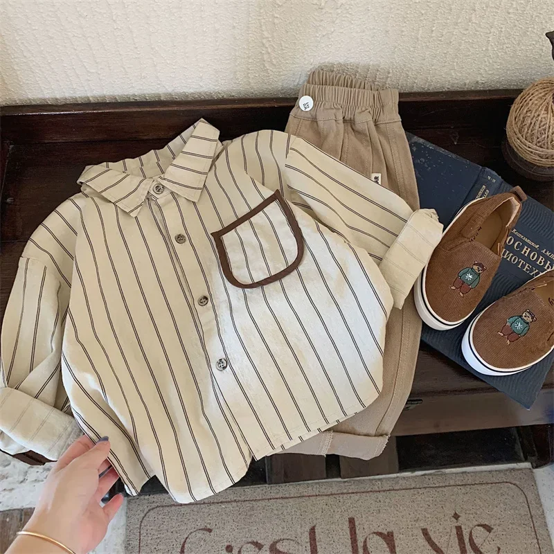 

Boys Baby's Kids Blouse Coat Jacket Outwear Cotton 2025 Violet Spring Autumn Shirts Outwear Sunscreen Beach Children's Clothing