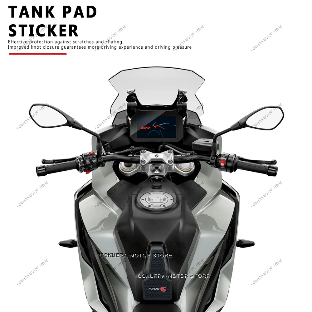 Motorcycle Fuel Tank Sticker Anti slip Sticker Protective Sticker Knee Grip Traction Pad For BMW F900XR F900 XR 2021