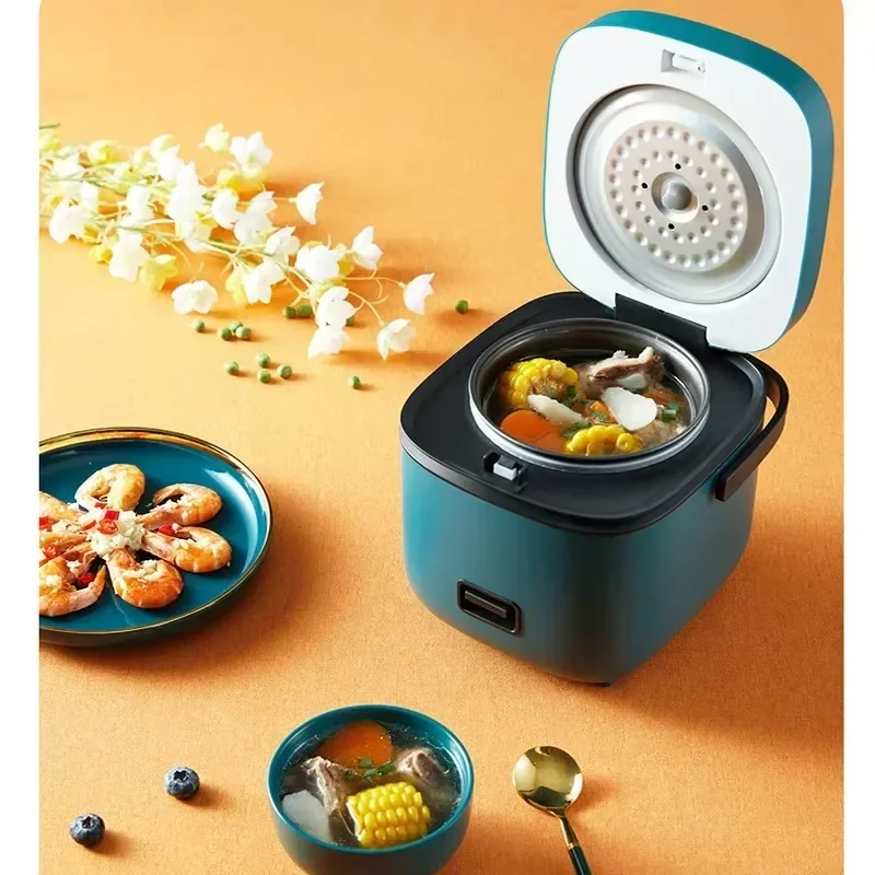 2025 Multifunctional Mini Rice Cooker Small 1-2 Persons Small Top Steaming and Bottom Cooking Intelligent One-person Rice Cooker