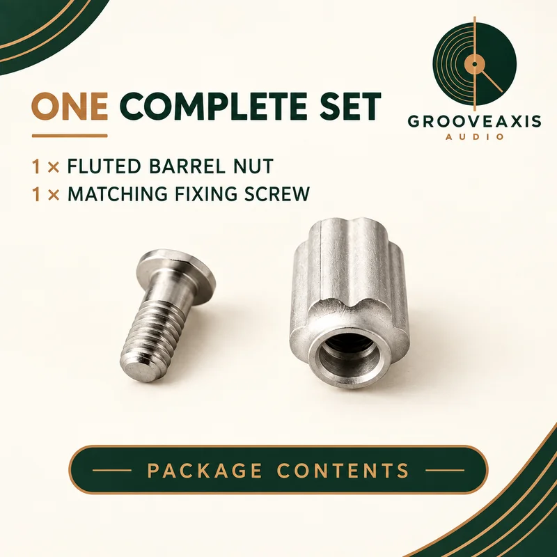 SME Sliding Board Locking Screw Set Stainless Steel Tonearm Mount Fastener for Vinyl Turntable Replacement