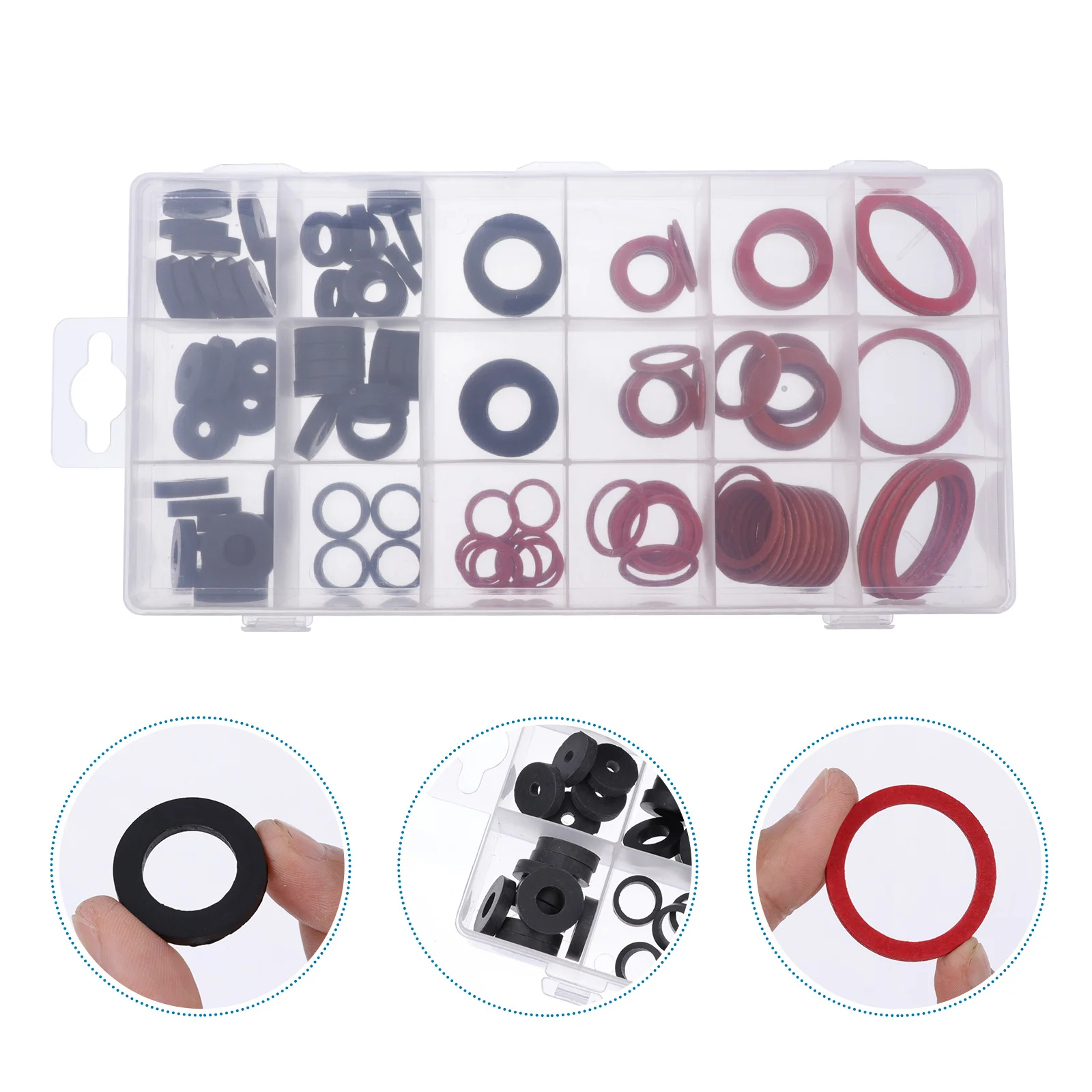 

141pcs Gasket Assortment Set Rubber Sealing Washers For Plumbing Repair Accessories Hose Garden Tools Motor Car