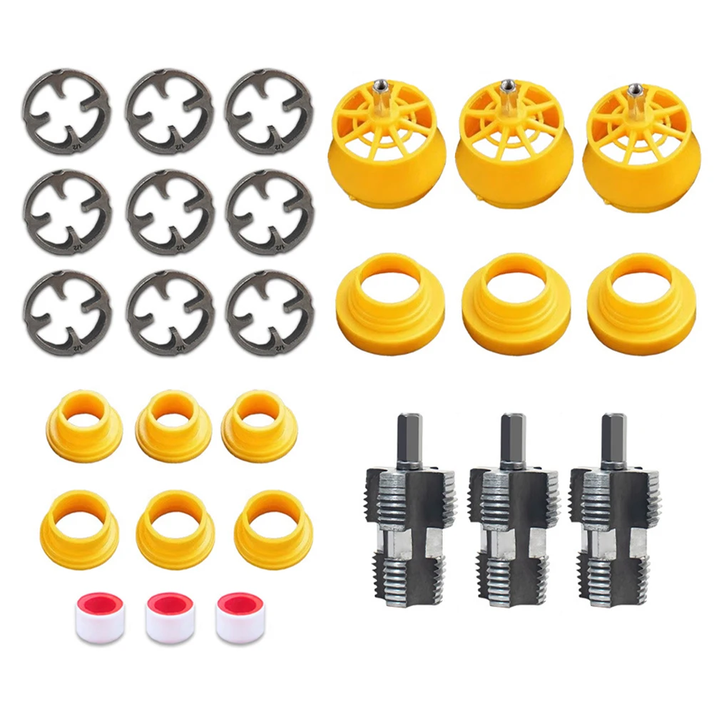 

Dual-function Tool PVC Pipe Threader DIY And Professional Use Drill Compatible Tool Efficient Pipe Size Transition